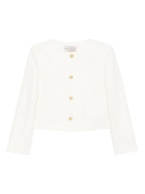 OCCLEUS Milan fitted jacket Neutrals OCC96049