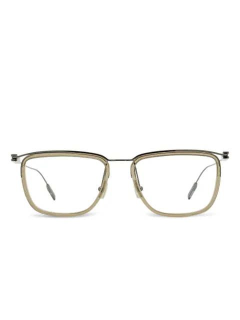 Zegna rectangular glasses Neutrals EZ528855057