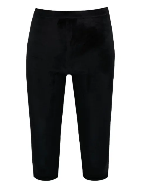 AZEEZA Shreya Capri velvet trousers Black SHREYACAPRIVELVETBLACK