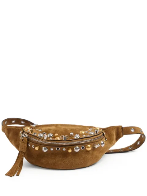 Valentino Garavani Nellcôte suede belt bag Brown YB0R39ADG