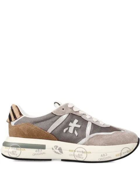 Premiata Cassie lace-up sneakers Neutrals CASSIE7675