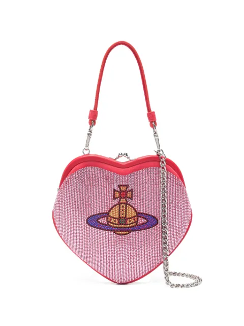 Vivienne Westwood Belle Heart-Frame tote bag Red 4B010013WC007J
