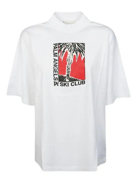 Palm Angels graphic-print T-shirt White A07793997