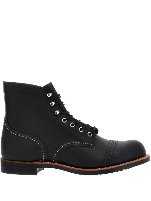 Red Wing Shoes Iron Ranger® contrast-stitching boots Black 0808D4