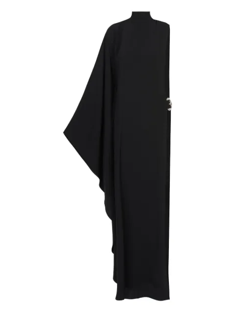 Taller Marmo Michela ring-detail midi dress Black TMRE2614133