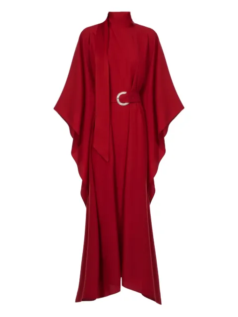 Taller Marmo La Luna crystal midi kaftan Red TMRE2624360