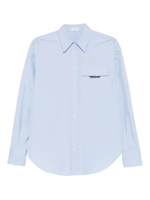 Brunello Cucinelli chest-pocket shirt Blue MP772MY516C172
