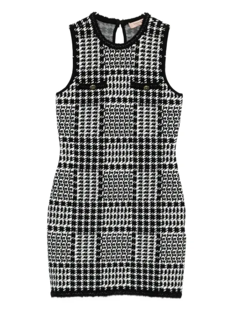 TWINSET checked mini dress Black 252TT3042