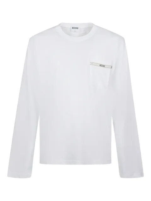 Moschino pocket long-sleeve T-shirt White 252ZZ12035241