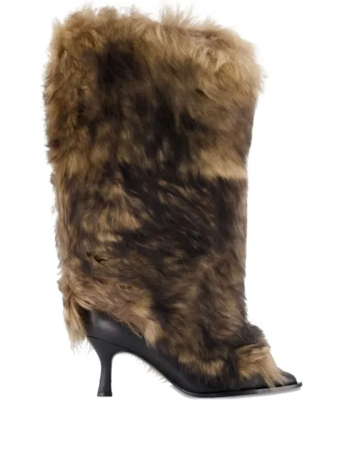 UGG x Ambush fur heeled boots Brown 1176810BROWN