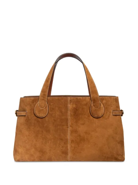 STAUD Piper suede tote bag Brown H25F7031UN