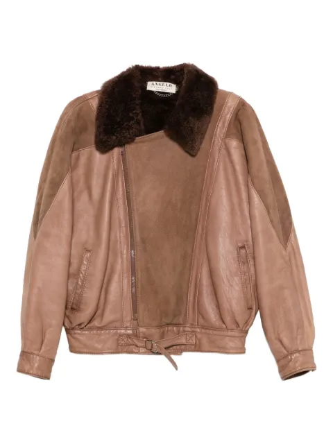 A.N.G.E.L.O. Vintage Cult 1980s leather jacket Brown AN480DS