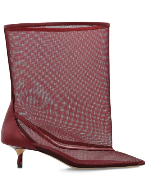 Jacquemus The Tourni mesh boots Red FOW00177AW00661