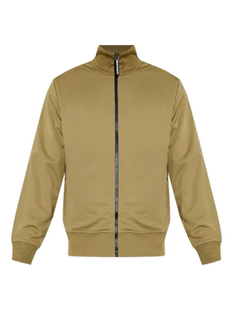 Palm Angels zip-fastening high-neck sweatshirt Green PMBD089F25FAB0025803