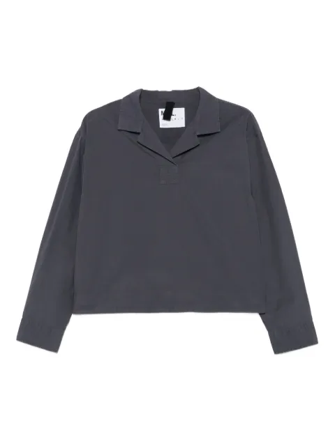 Mhl By Margaret Howell notched-collar blouse Blue WHSH0526A25KQTSLB