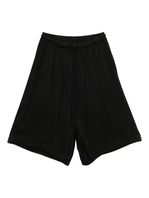 Julius drawstring drop-crotch shorts Black 917PAM21BLK