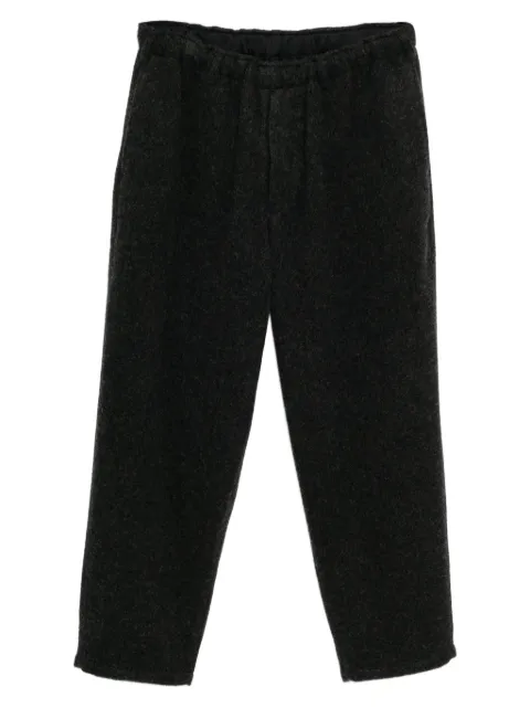 Yohji Yamamoto drawstring tapered trousers Grey MLP91144