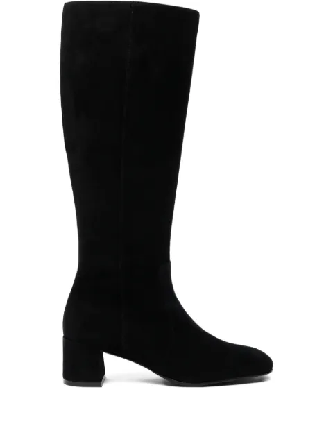 Stuart Weitzman 50mm Maeve knee-high boots Black SM439SUEBLK