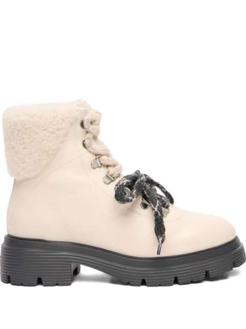 Stuart Weitzman Hudson Lite lace-up boots Neutrals SM558SFWXWF