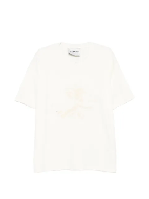 Iceberg graphic-print T-shirt Neutrals F092