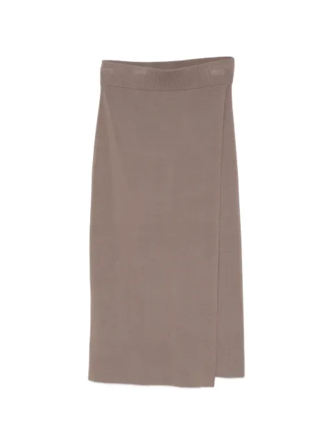 By Malene Birger Hylos side-slit maxi skirt Neutrals Q70323002
