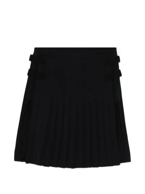 Nº21 pleated-design skirt Black C0613047