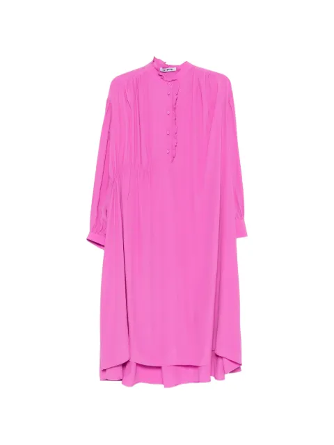 Vivetta ruffled-trim gathered dress Pink P22IV2MH141V508