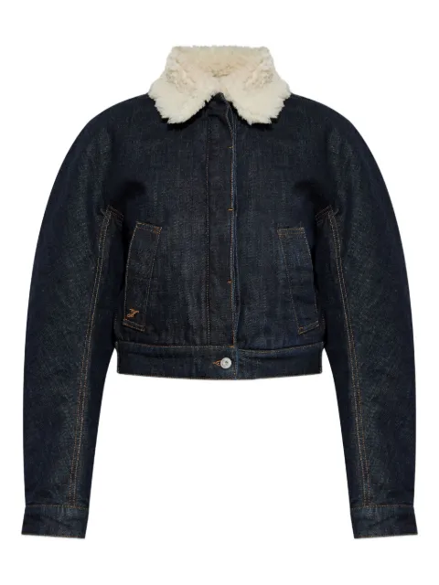 Jacquemus Ovalo de Nîmes denim bomber jacket Blue OUW00105AD00036