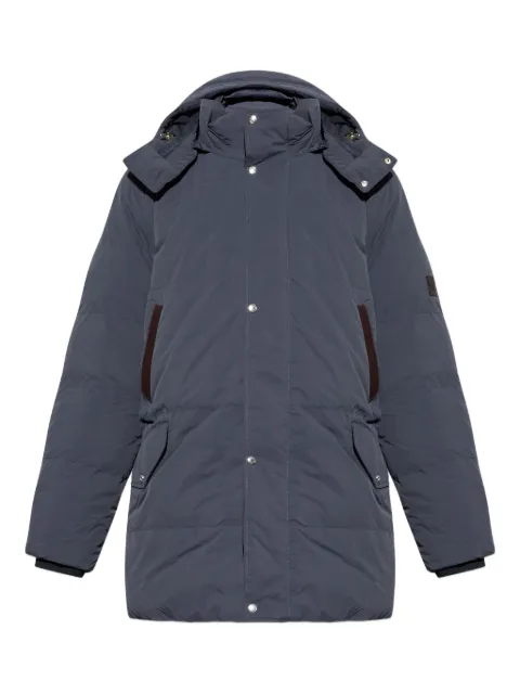 Paul Smith hooded quilted parka coat Blue M1R652ZT02806