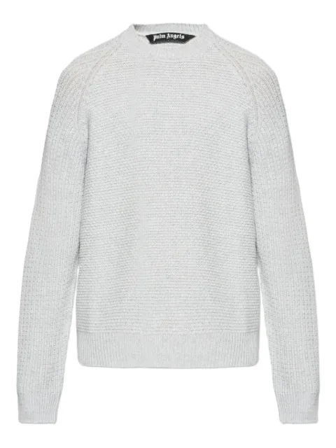Palm Angels raglan-sleeve jumper Grey PMHE083F25KNI0010803