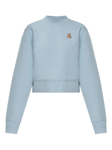 Palm Angels mock-neck long-sleeve sweatshirt Blue PWBA016F25FLE0054160