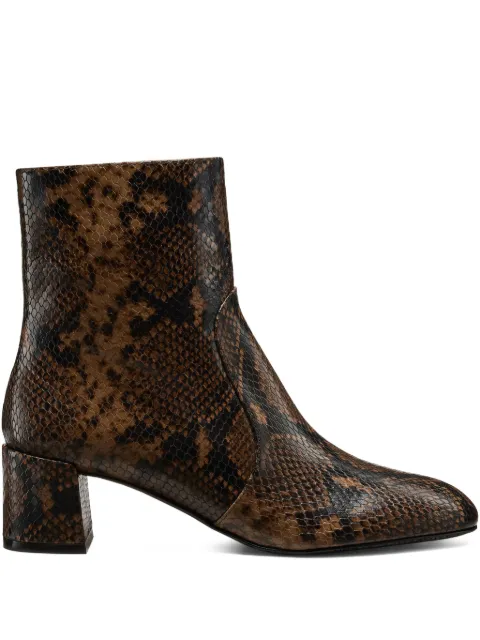Stuart Weitzman 50mm Maeve ankle boots Brown SM314CSKEXP