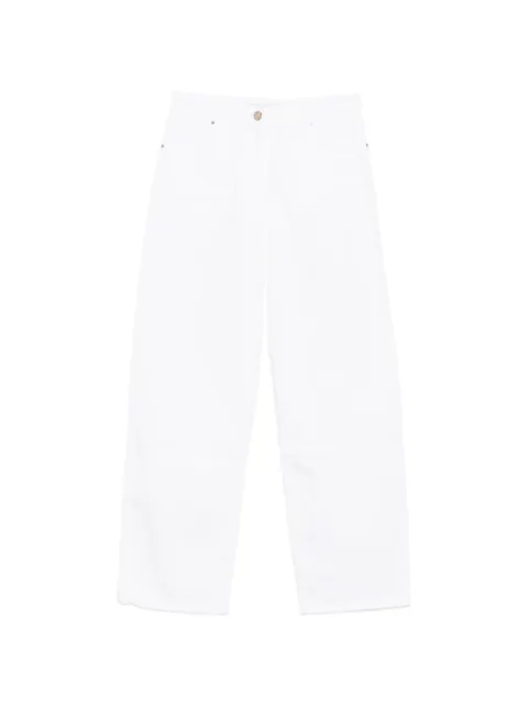 SIMONA CORSELLINI wide-leg jeans White CPPAD07