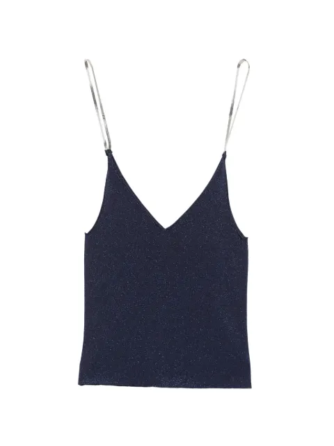 Circus Hotel V-neck top Blue H5SA26