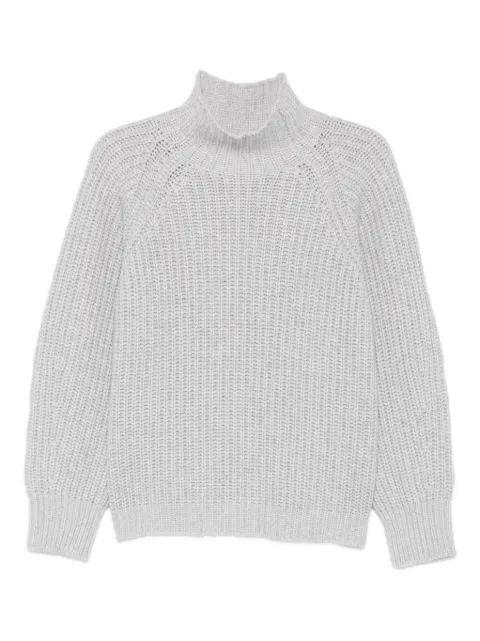 Liviana Conti high-neck sweater Grey L5WC80