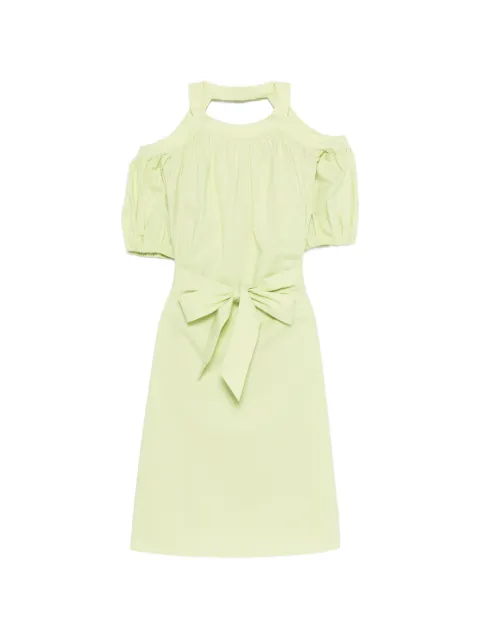 Vivetta tie-waist cold-shoulder midi dress Green H162V001
