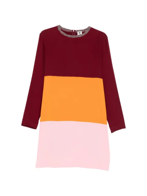 Missoni colour-block embellished dress Red 2W007O