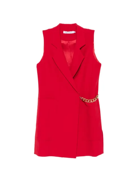SIMONA CORSELLINI chain-link mini dress Red CPGL