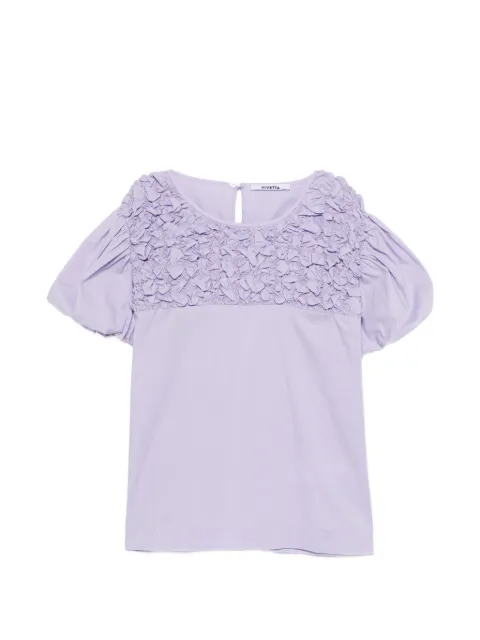 Vivetta ruffled blouse Purple G051V001
