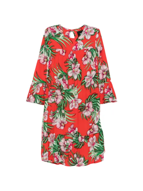 Marco Bologna floral-print ruffled mini dress Red AREN