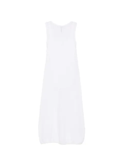 Liviana Conti layered-design sleeveless maxi dress White L5SE20