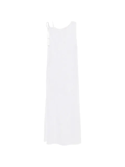 Circus Hotel tassel shift dress White H5SL06