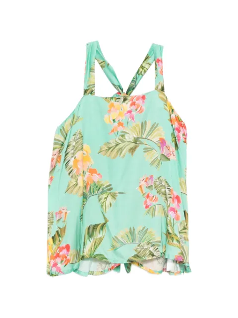 Blugirl floral-print top Green FA3141T3376