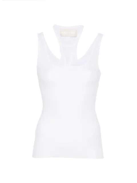Circus Hotel halterneck top White H5SU03