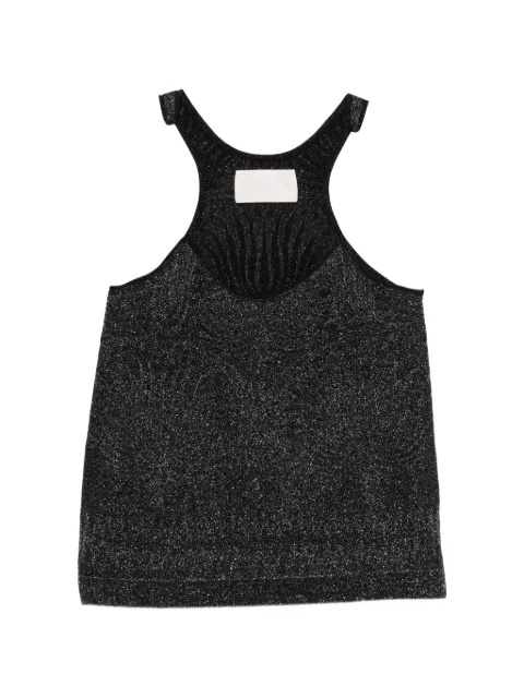 Circus Hotel lurex-effect top Black H4SG33