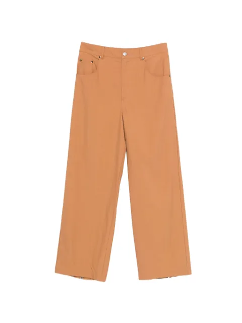 Erika Cavallini pocket trousers Brown E5SL02