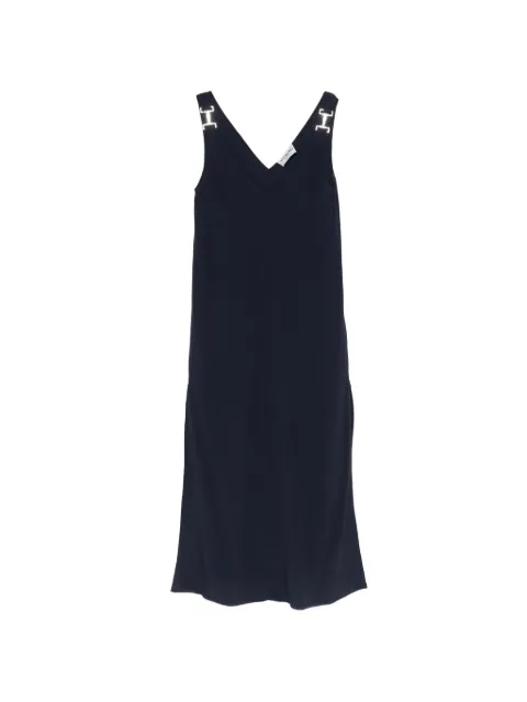 Iceberg V-neck woven dress Blue H1115111