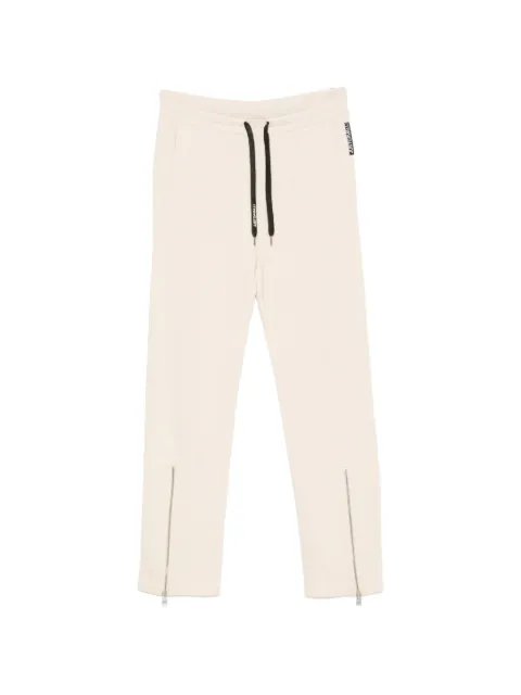 Just Cavalli zip-detail drawstring track pants Neutrals 225189