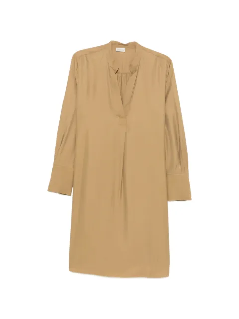 By Malene Birger Mabilla V-neck mini dress Neutrals Q69247017