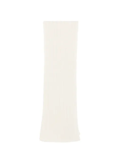 Liviana Conti ribbed-knit scarf Neutrals A2WF46